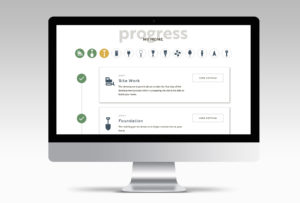 Construction Portal for New Home Builders and Sales Offer Page